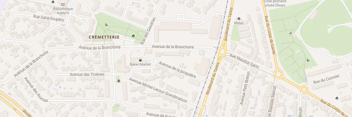Plan du 19 Av de la Branchoire à Saint-Herblain