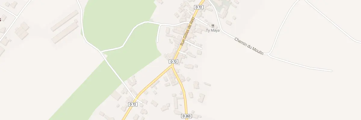 Plan du 25 Rue gilles de retz à Corcoué-sur-Logne