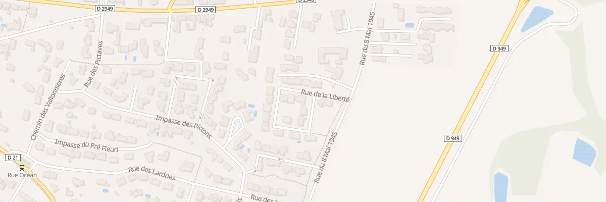 Plan du 69 Rue de la liberté à Talmont-Saint-Hilaire