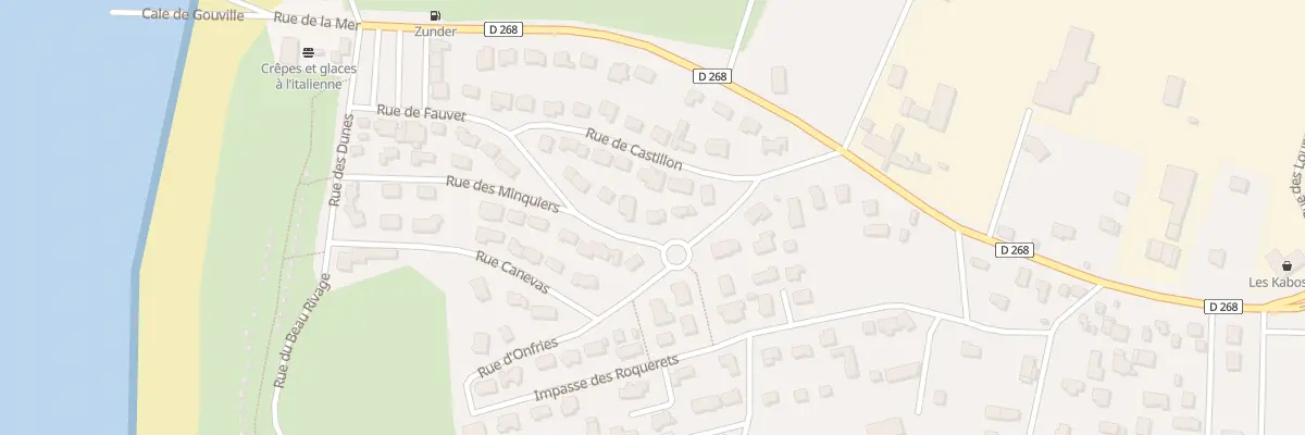 Plan du 9 Rue de Fauvet à Gouville-sur-Mer