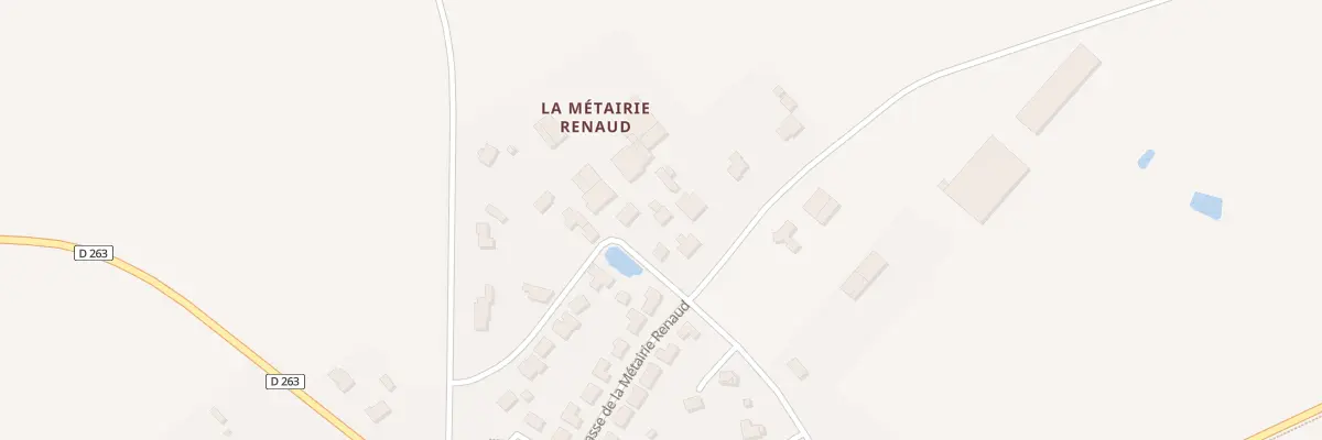 Plan du 44 La Metairie Renaud à Corcoué-sur-Logne