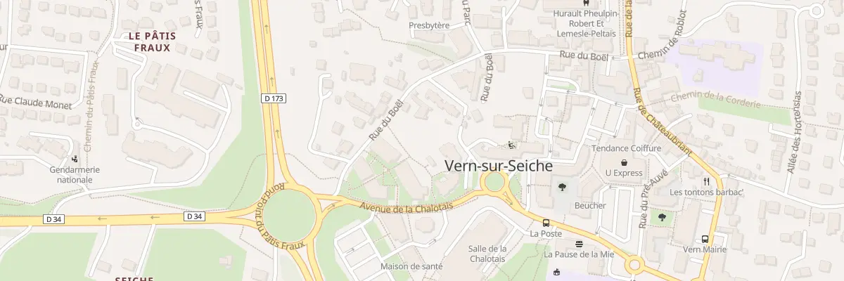 Plan du 15 Rue du Boël à Vern-sur-Seiche