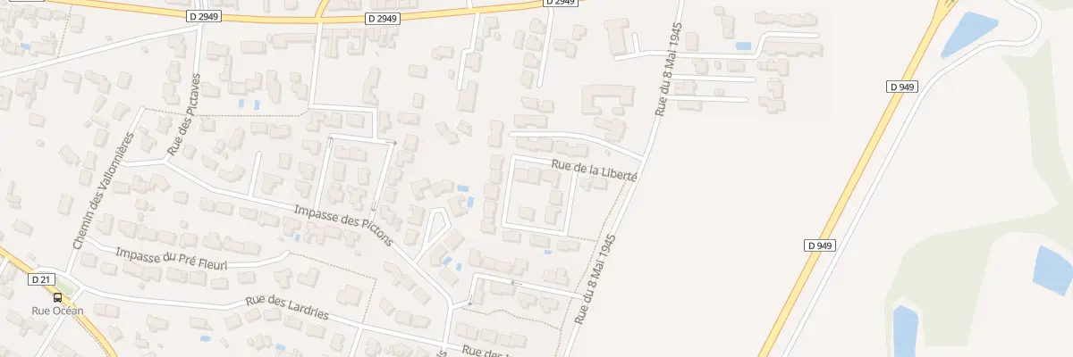 Plan du 83 Rue de la liberté à Talmont-Saint-Hilaire