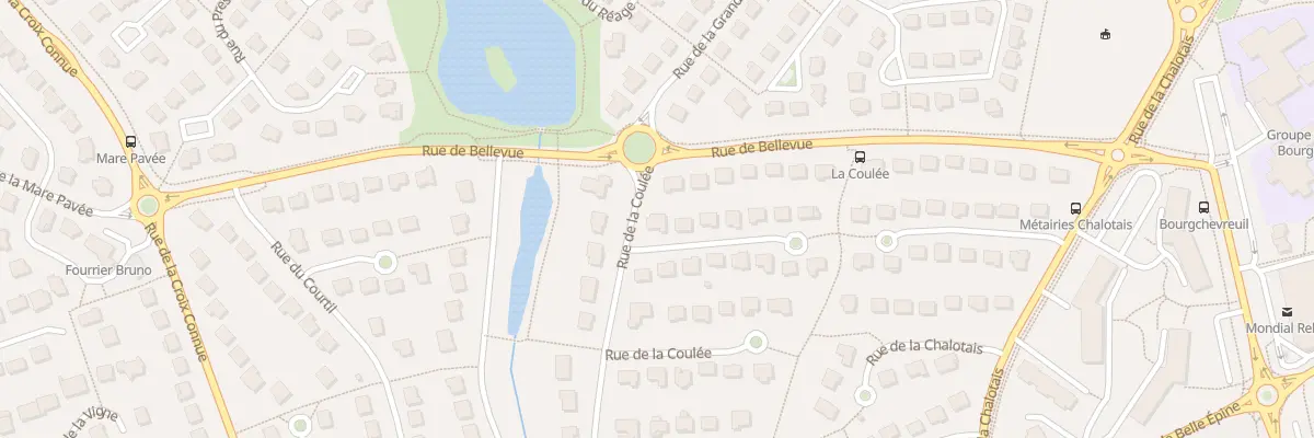 Plan du 90 Rue de la Coulée à Cesson-Sévigné