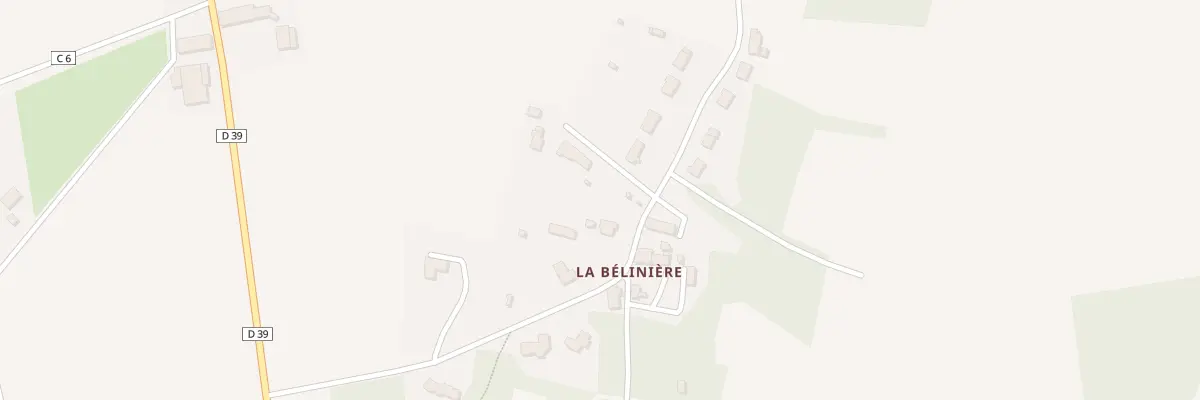 Plan de La Beliniere à Héric