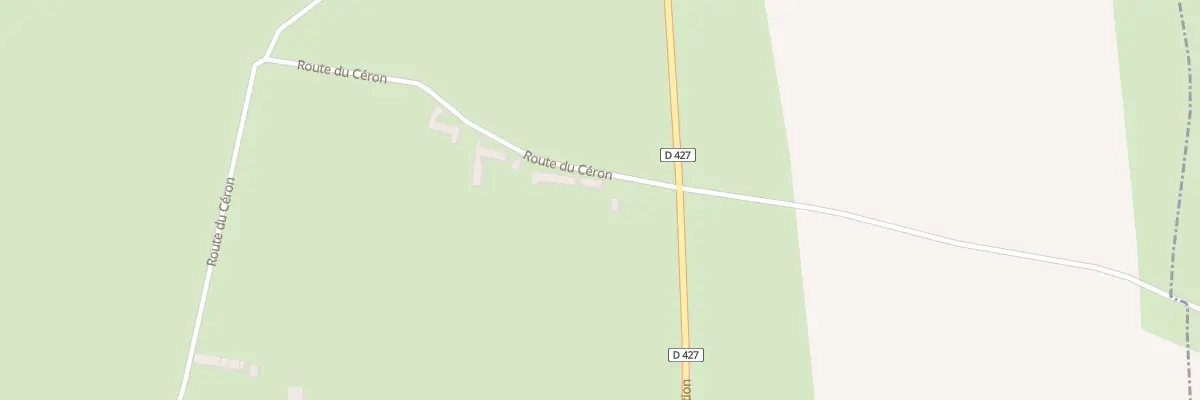 Plan du 1 Rte du Ceron - Bolleville à La Haye