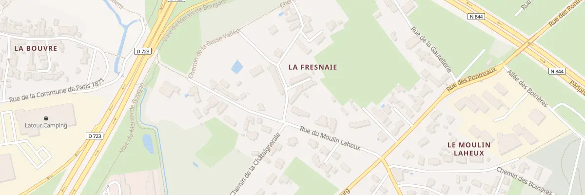 Plan du 1T Rue de la Haute Fresnaie à Bouguenais