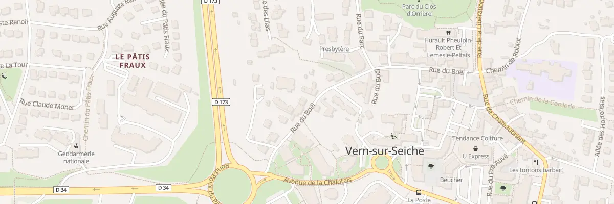 Plan du 30 Rue du Boël à Vern-sur-Seiche