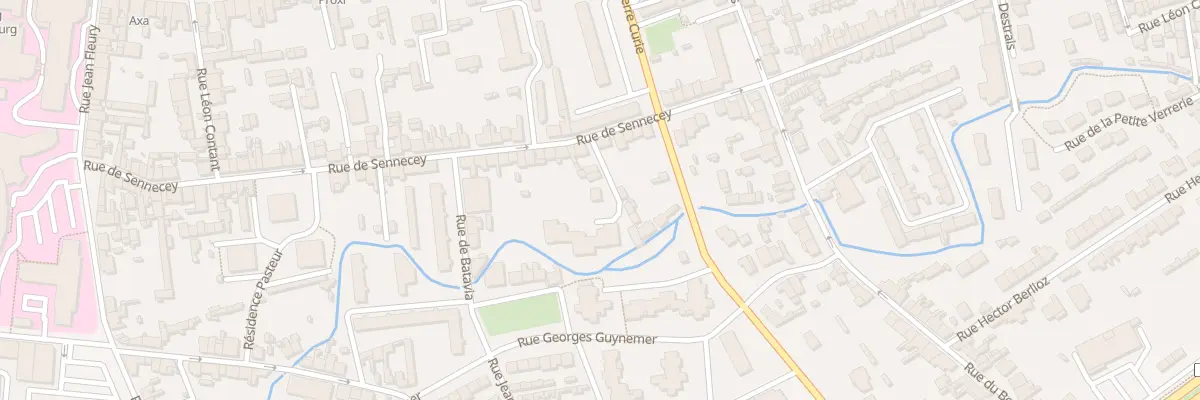 Plan du 98 Rue de Sennecey à Cherbourg-en-Cotentin