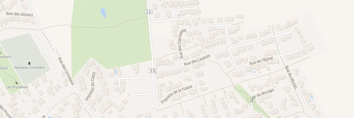 Plan du 11 Rue des lisières à Aizenay