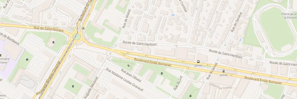 Plan du 89 Rte de Saint Herblain à Nantes