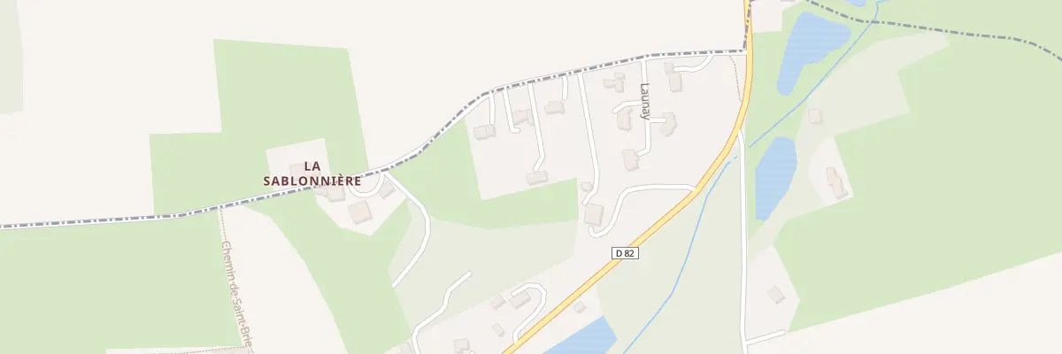 Plan du 633 La Sablonniere au Petit-Fougeray