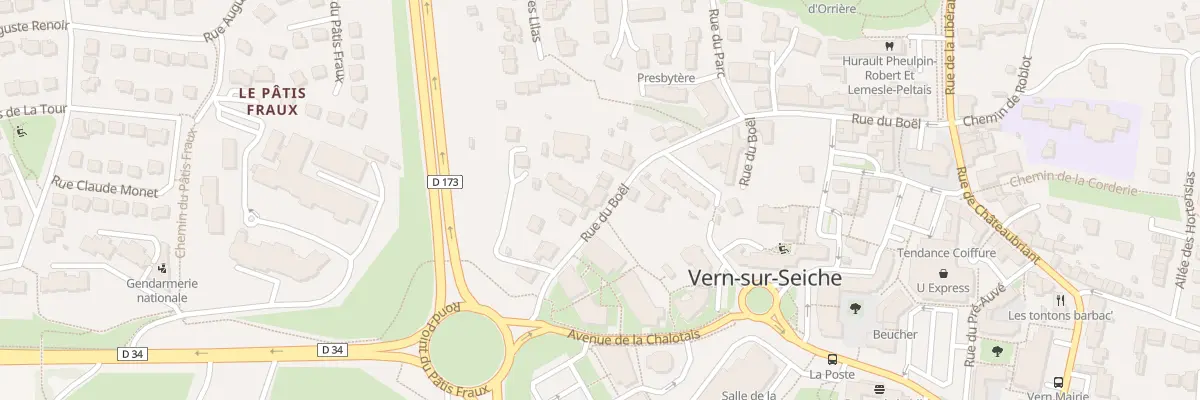 Plan du 32 Rue du Boël à Vern-sur-Seiche