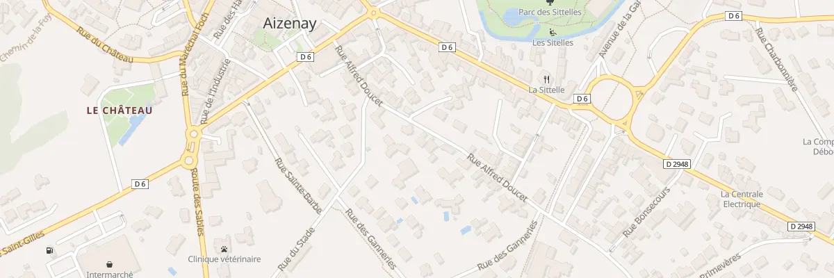 Plan du 12 Rue alfred doucet à Aizenay
