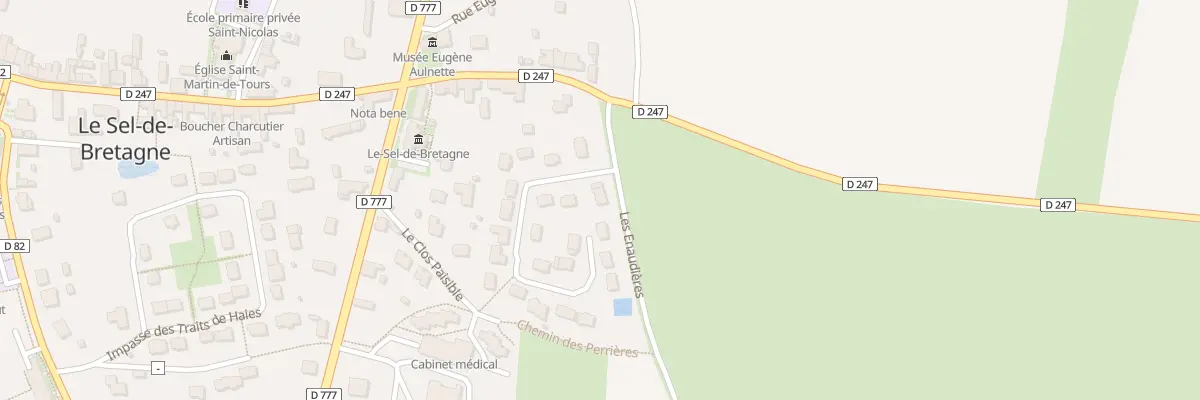 Plan du 5289 Le Bourg au Sel-de-Bretagne