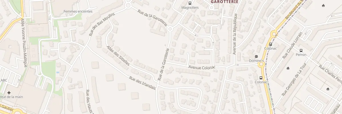 Plan du 17 Rue de la Garotterie à Saint-Herblain