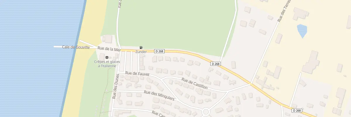 Plan du 92 Rue de la Mer à Gouville-sur-Mer