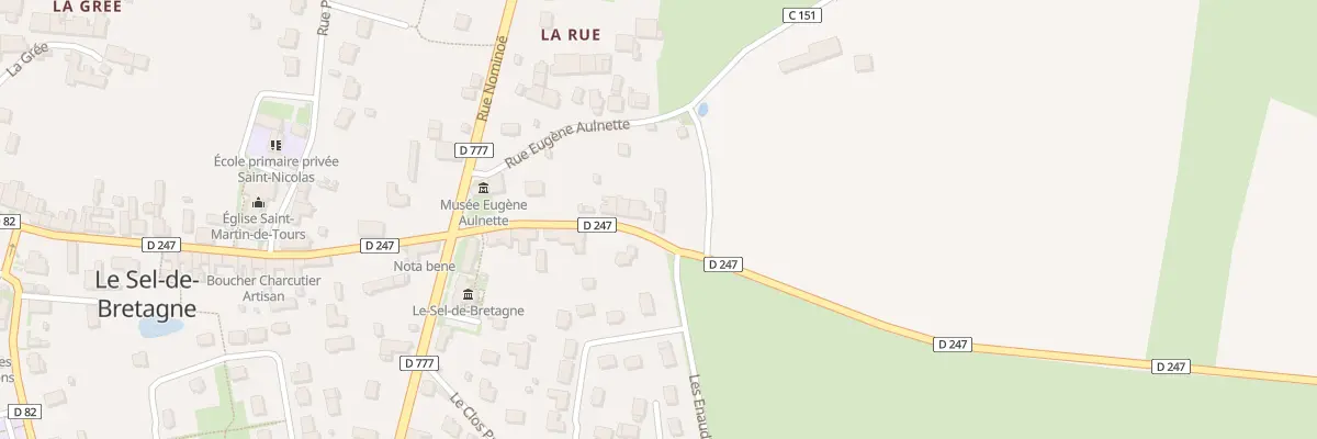 Plan du 9 Rue Anne de Bretagne au Sel-de-Bretagne