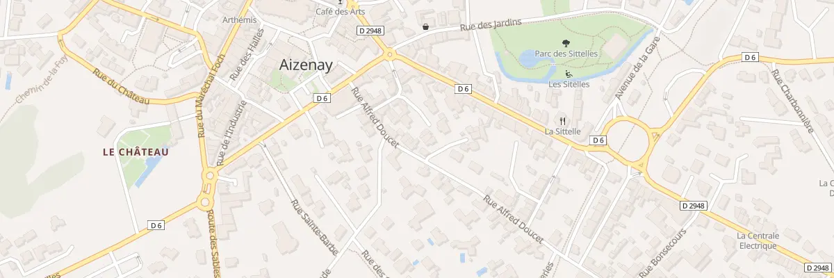 Plan du 11 Rue alfred doucet à Aizenay