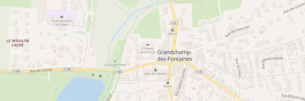 Plan du 8 Rue de curette à Grandchamp-des-Fontaines