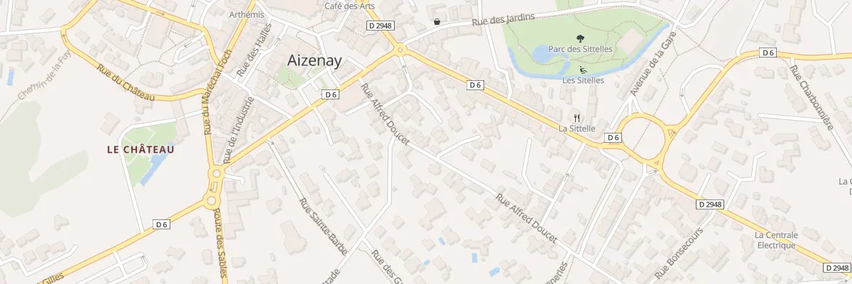 Plan du 13 Rue alfred doucet à Aizenay