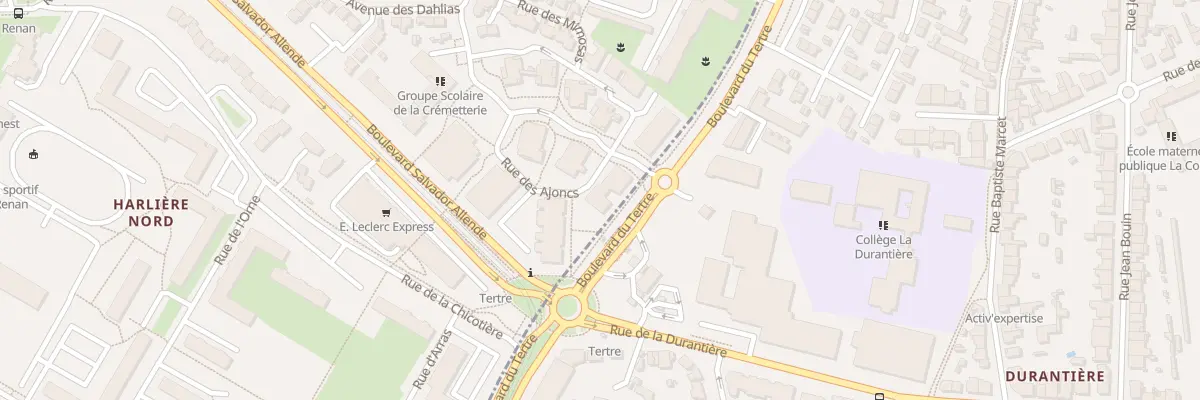 Plan du 38 Bd du Tertre à Saint-Herblain