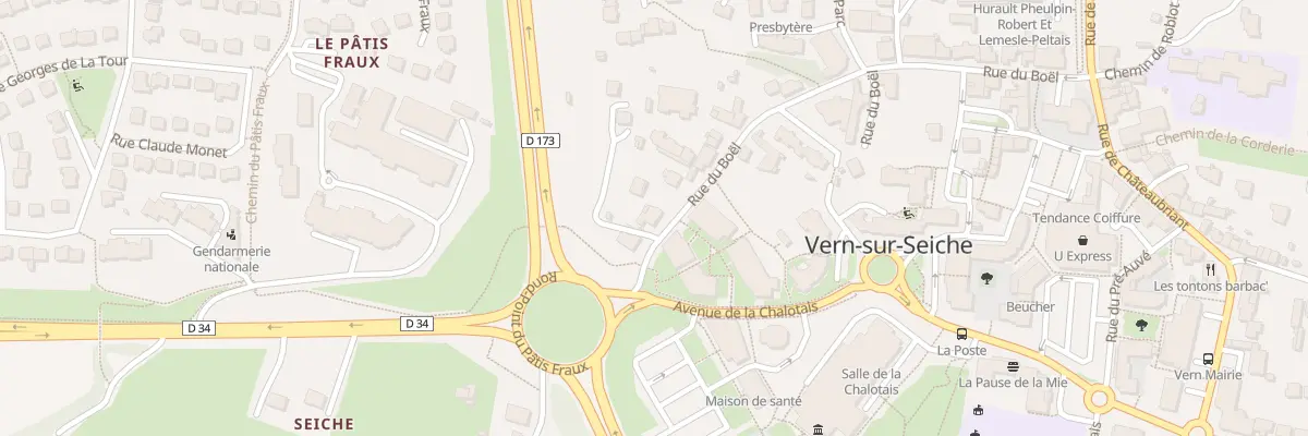 Plan du 36 Rue du Boël à Vern-sur-Seiche