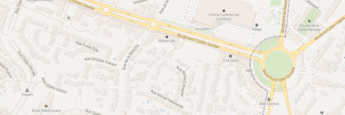 Plan du 7 Rue Jacques Offenbach à Saint-Herblain