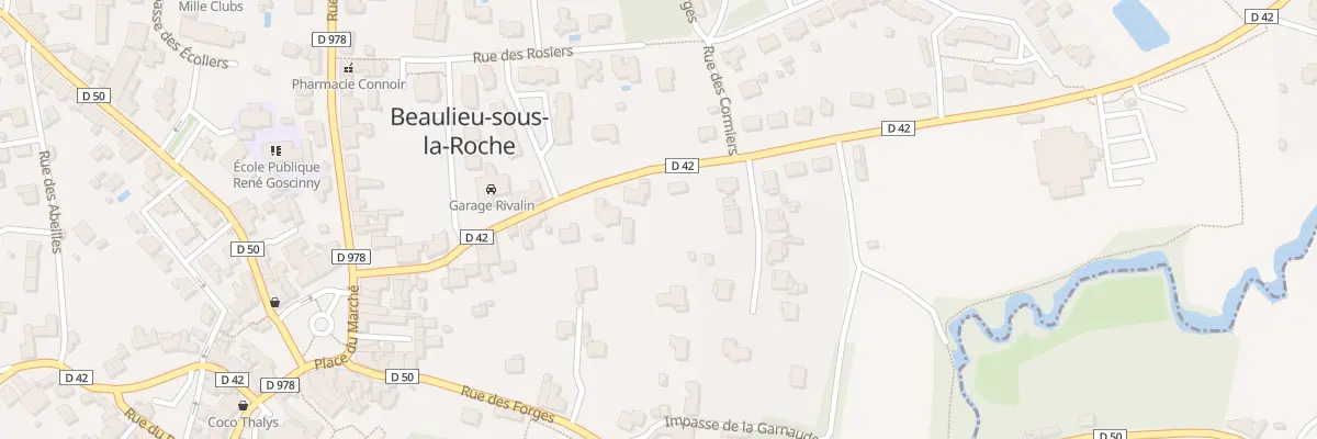 Plan du 30 Rue du Stade à Beaulieu-sous-la-Roche