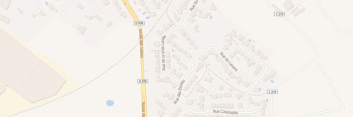 Plan du 2 Rue des étoiles à Aizenay
