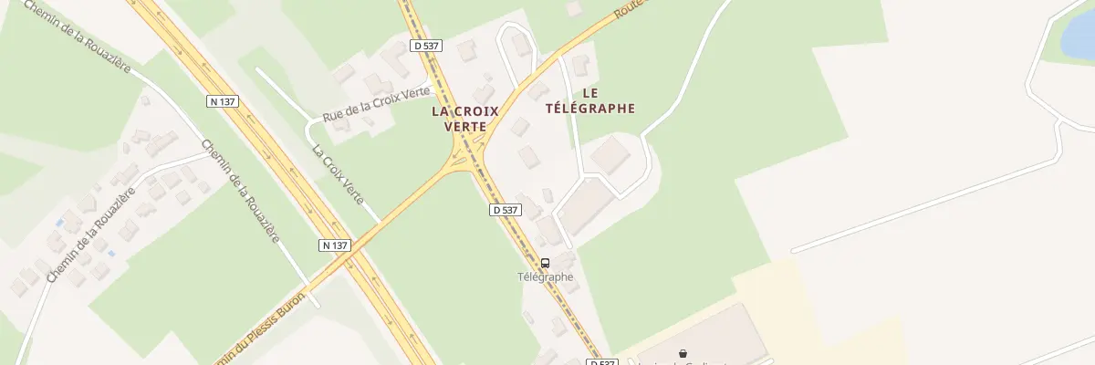 Plan du 5539 Le Telegraphe à Treillières