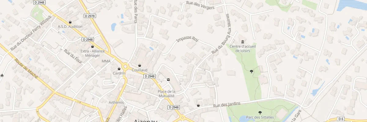 Plan du 9B Rue du bourg aux moines à Aizenay