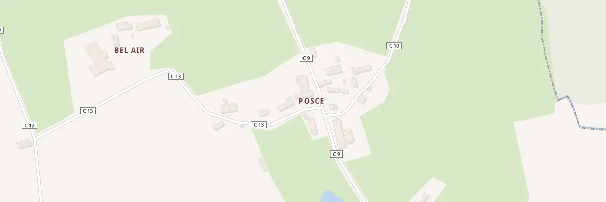 Plan du 7 Hameau de Posce à Feins