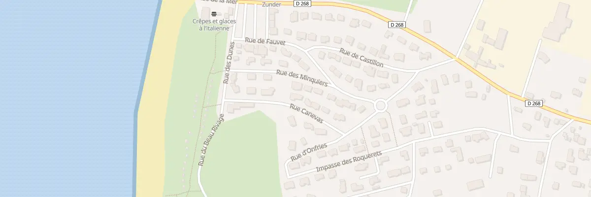 Plan du 11 Rue des Canevas à Gouville-sur-Mer