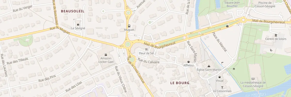 Plan du 9 Mail de Bourg Chevreuil à Cesson-Sévigné