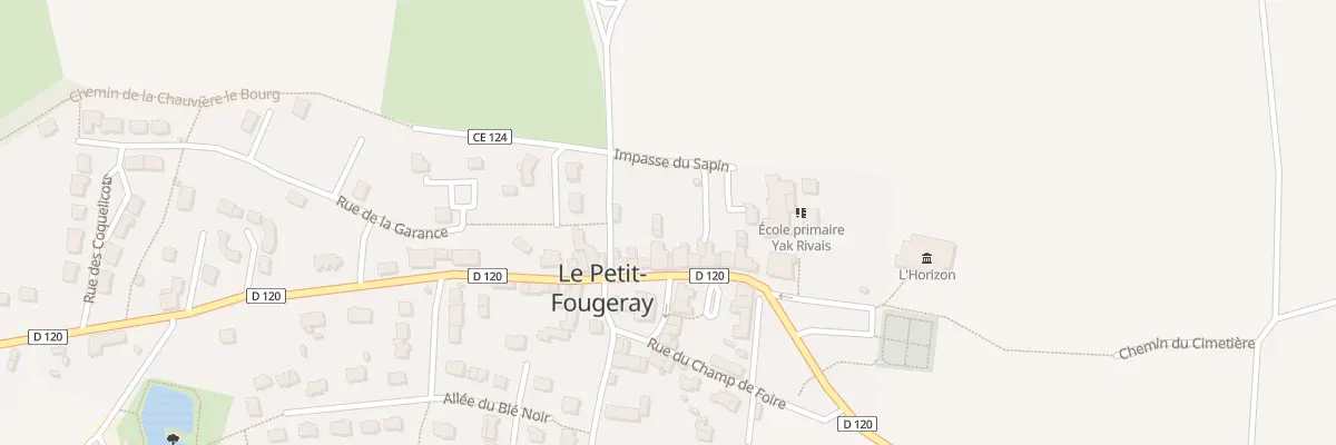 Plan du 5 Rue du Moulin au Petit-Fougeray