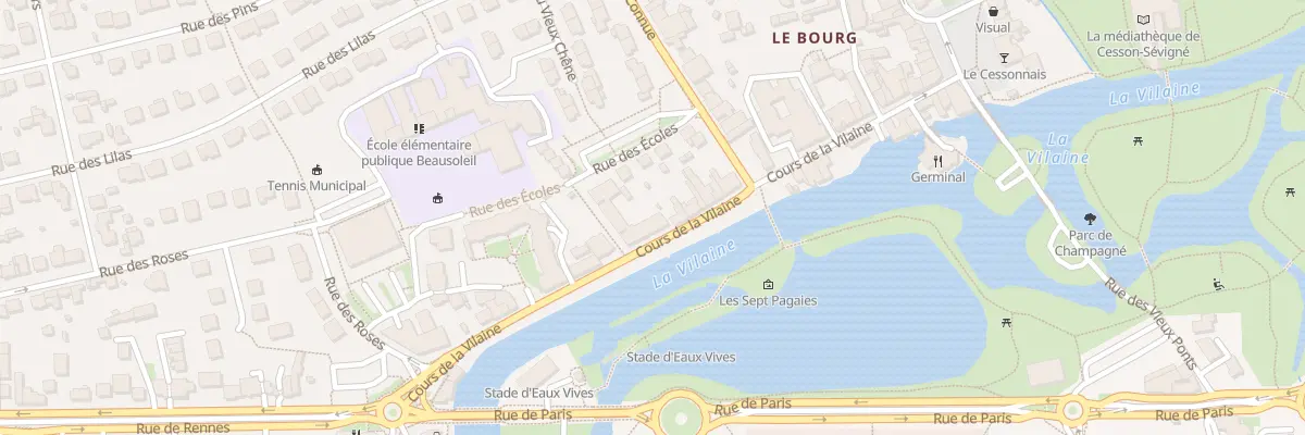 Plan du 40A Crs de la Vilaine à Cesson-Sévigné