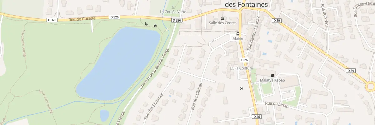 Plan du 3 Rue des platanes à Grandchamp-des-Fontaines