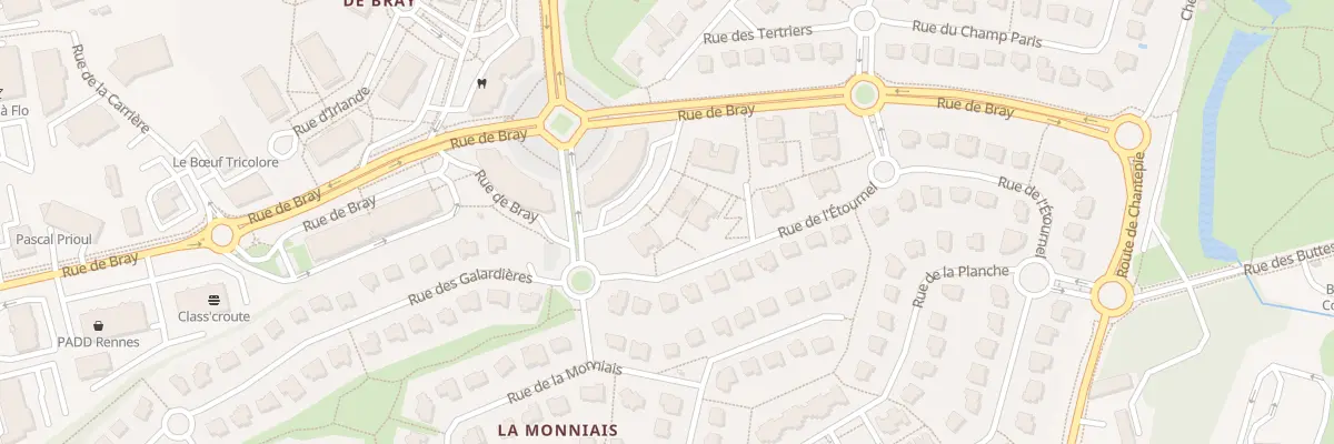 Plan du 1 Rue de Carrick On Shannon à Cesson-Sévigné