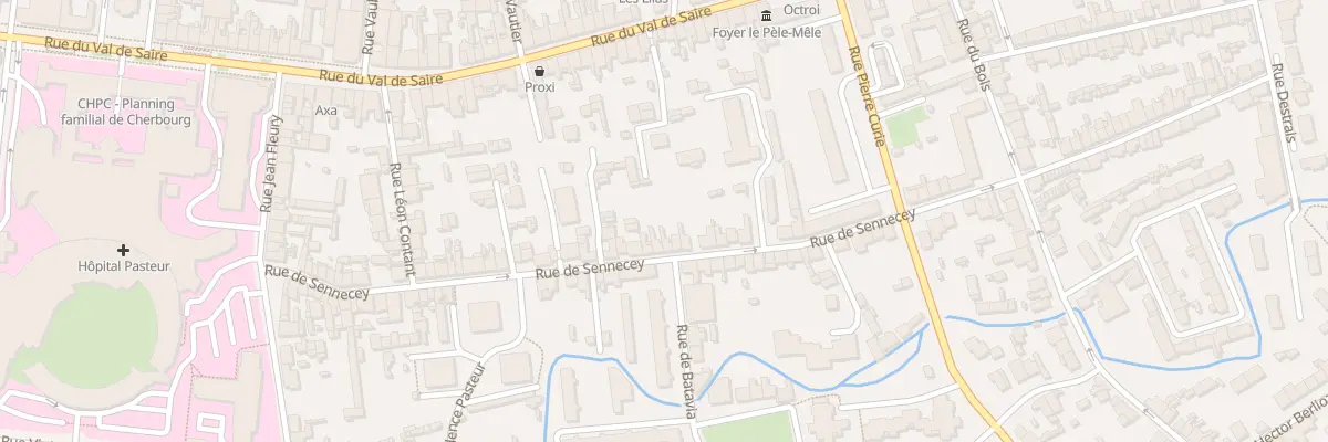 Plan du 65 Rue de Sennecey à Cherbourg-en-Cotentin