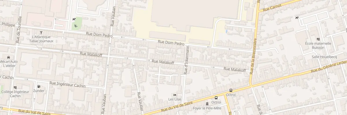 Plan du 115 Rue Malakoff à Cherbourg-en-Cotentin