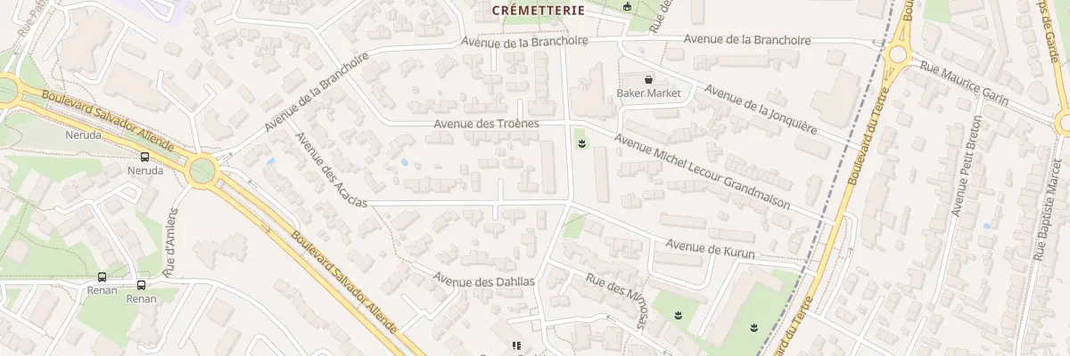 Plan du 2 Av des Acacias à Saint-Herblain