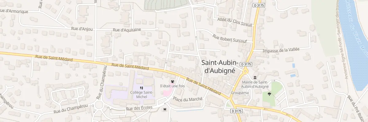 Plan du 5B Rue du Presbytère à Saint-Aubin-d’Aubigné