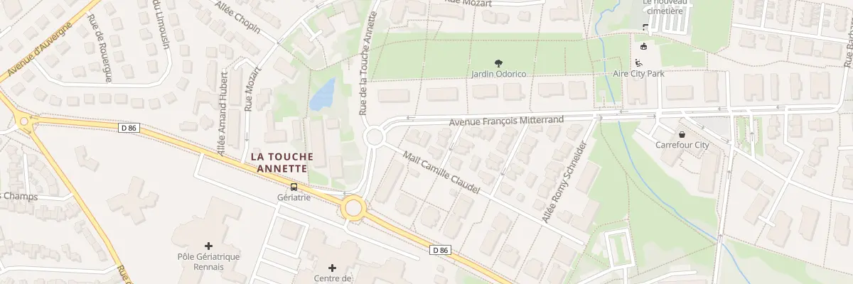 Plan du 3 Mail Camille Claudel à Chantepie