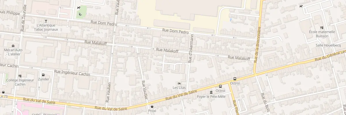 Plan du 110 Rue Malakoff à Cherbourg-en-Cotentin