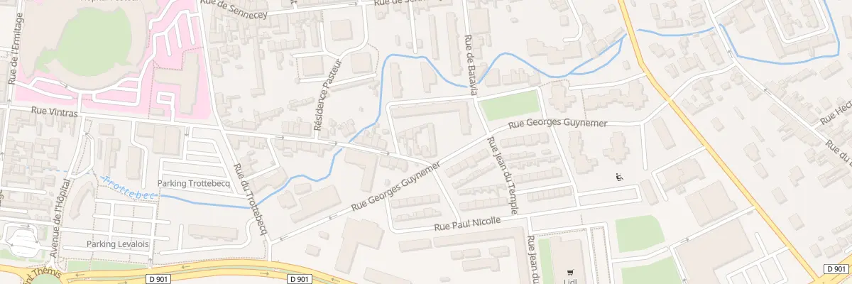 Plan du 71 Rue Letellier à Cherbourg-en-Cotentin