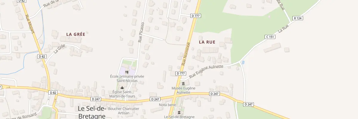 Plan du 3 Rue Nominoë au Sel-de-Bretagne