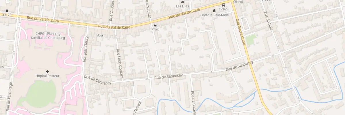 Plan du 53 Rue de Sennecey à Cherbourg-en-Cotentin