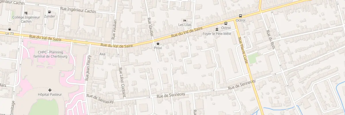 Plan du 53B Rue de Sennecey à Cherbourg-en-Cotentin
