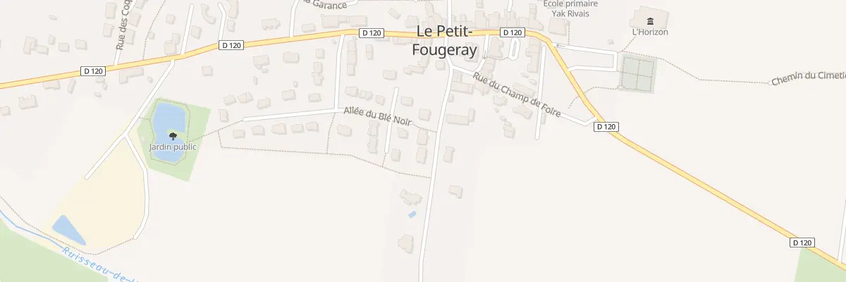 Plan du 6D Rue des Planches au Petit-Fougeray